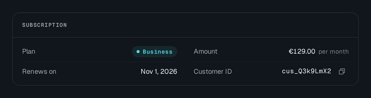 Screenshot of the Key / value list block