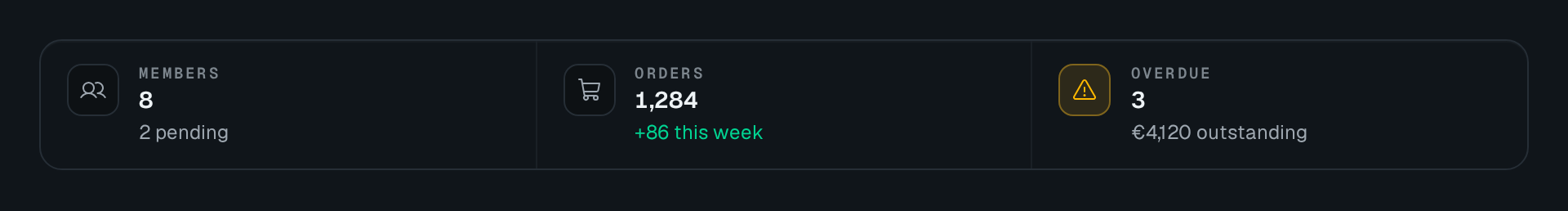 Screenshot of the Stat group block