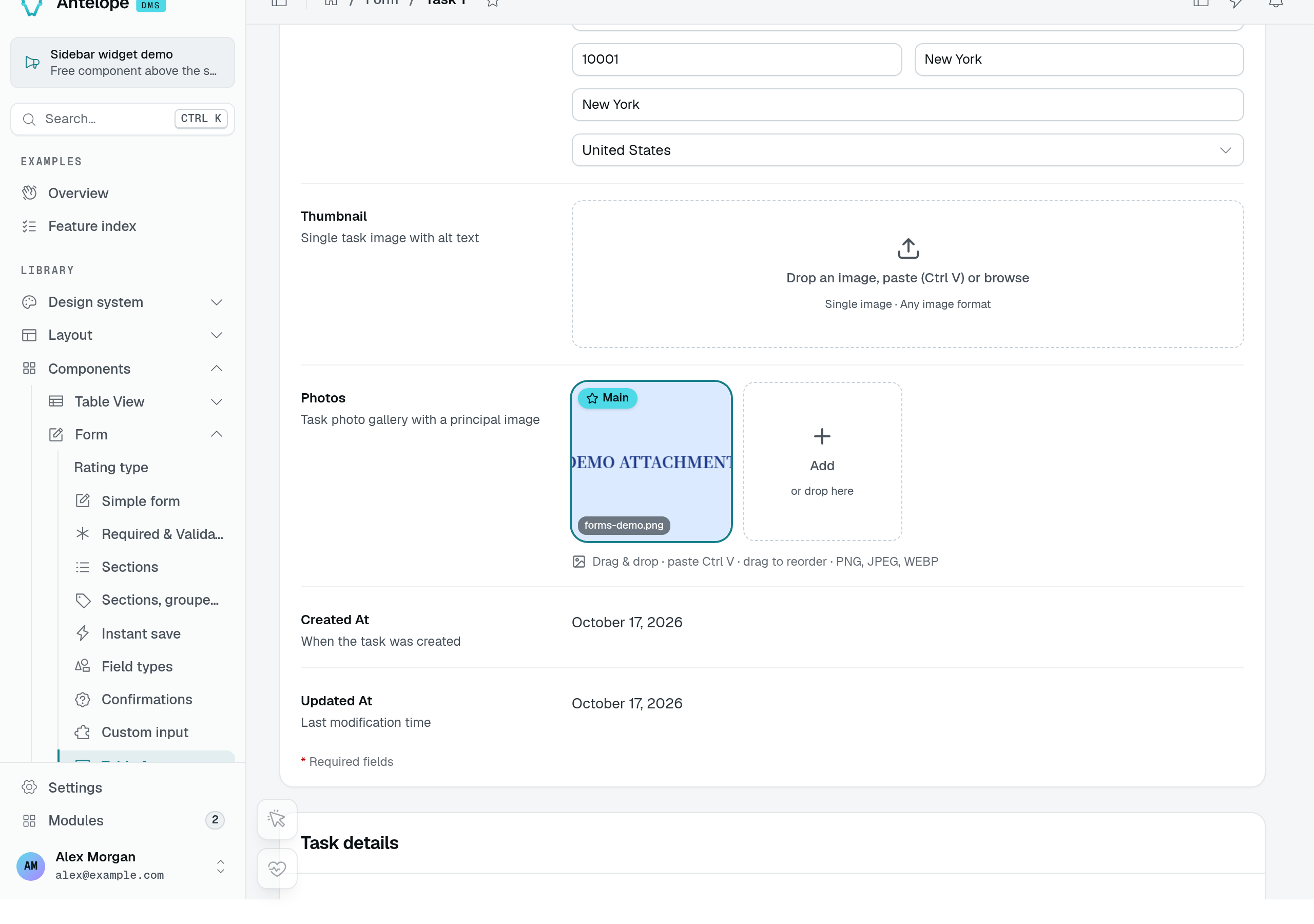 Demo image still attached to Task 1 after saving and reloading
